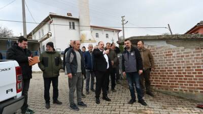 Eskişehir İnönü Belediye Başkanı Serhat Hamamcı, Yörükyayla’yı ziyaret ederek vatandaşların