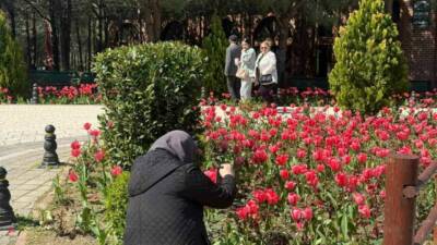 İstanbul’da lale mevsiminin başlamasıyla birlikte parklar ve korular renklenirken, Pendik