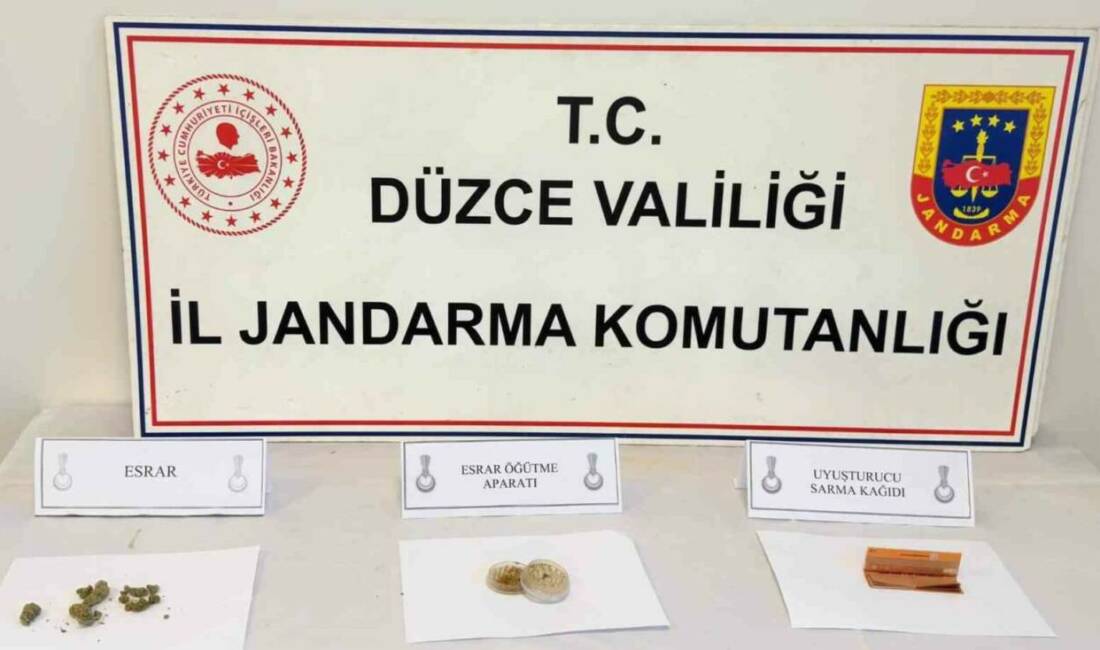 Düzce İl Jandarma Komutanlığı ekipleri huzur ve güven uygulaması kapsamında