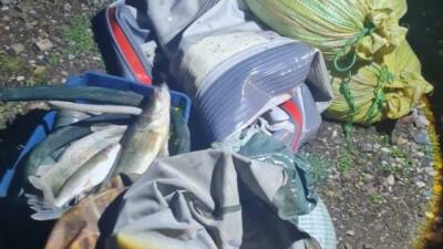 Çorum’da kaçak balık avcılığı yapan şahıslar fotokapanlar sayesinde yakalandı. Şahıslara