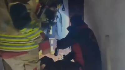 Kahramanmaraş’ta bir evde çıkan yangın itfaiyenin müdahalesi ile söndürülürken, içeride