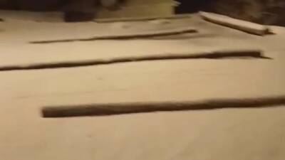 Elazığ’ın Karakoçan ilçesine bağlı Balzama köyünde kar yağışı etkili oldu.