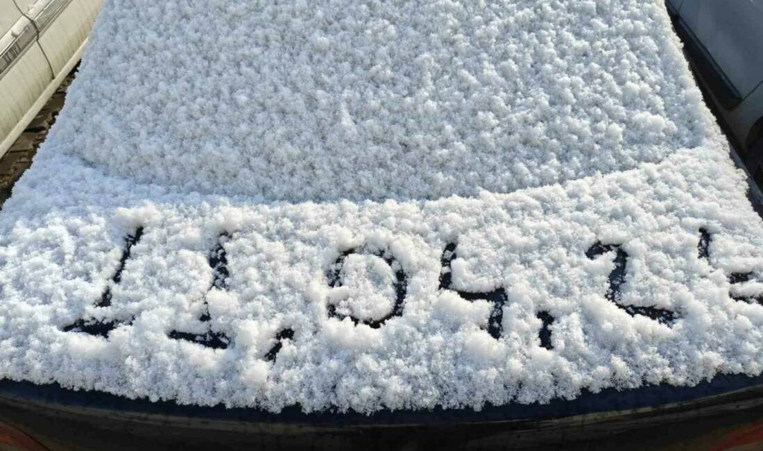 Hava sıcaklıklarının düştüğü Kayseri’de Nisan ayının ortasında kar yağdı. Kayseri’de