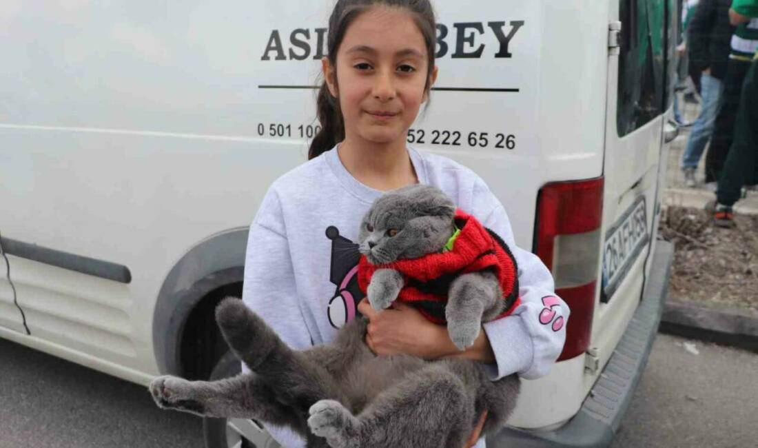 Eskişehirspor taraftarı Arife Masal Sarıtaş, Ankara Demirspor maçında Bursaspor’a destek