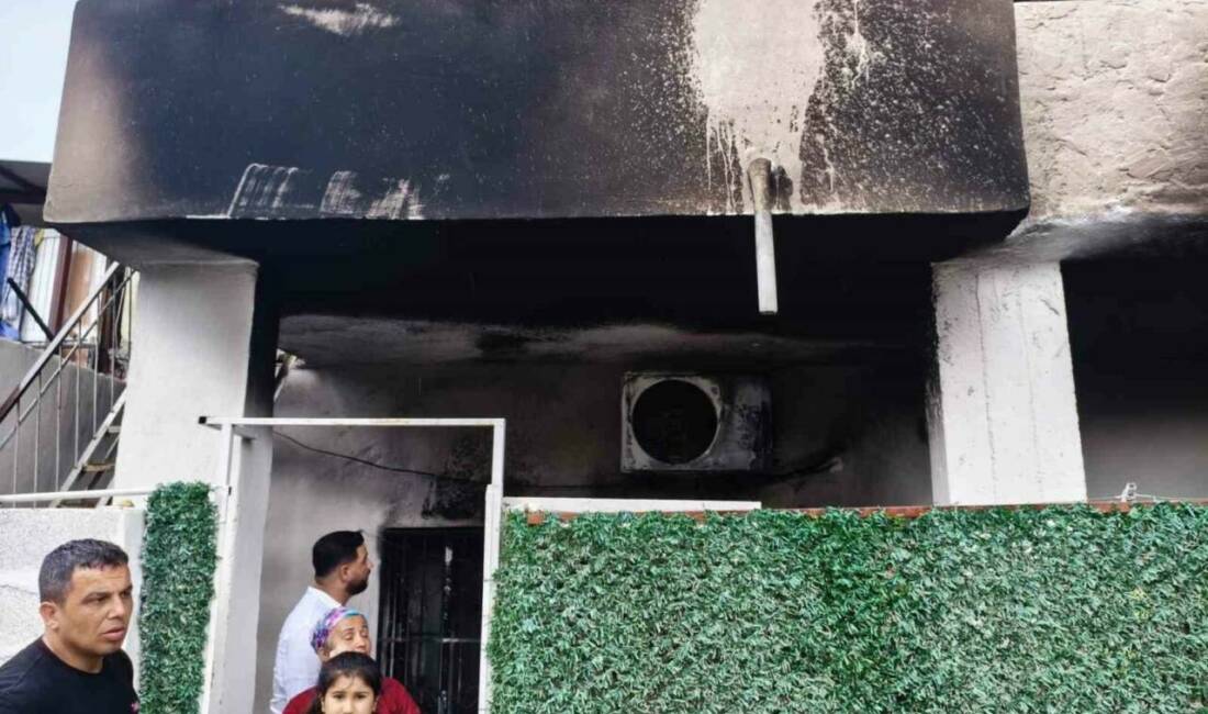 Mersin’in Tarsus ilçesinde bir evde klimada meydana gelen patlama sonucu