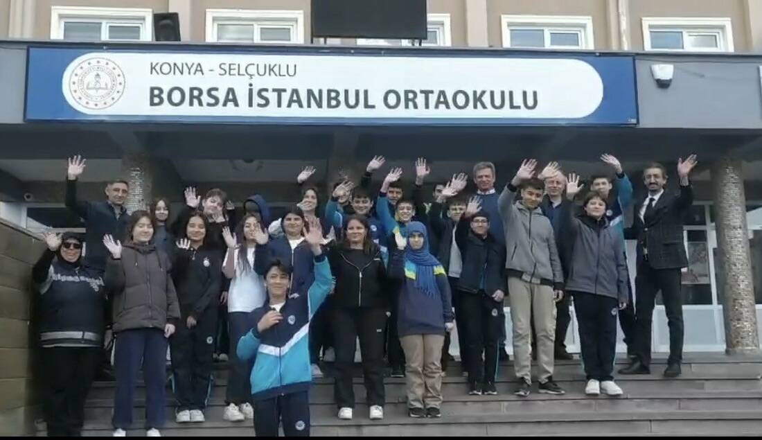 Konya Selçuklu Borsa İstanbul Ortaokulu ile Diyarbakır Çermik Aynalı Ortaokulu