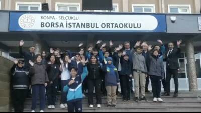 Konya Selçuklu Borsa İstanbul Ortaokulu ile Diyarbakır Çermik Aynalı Ortaokulu