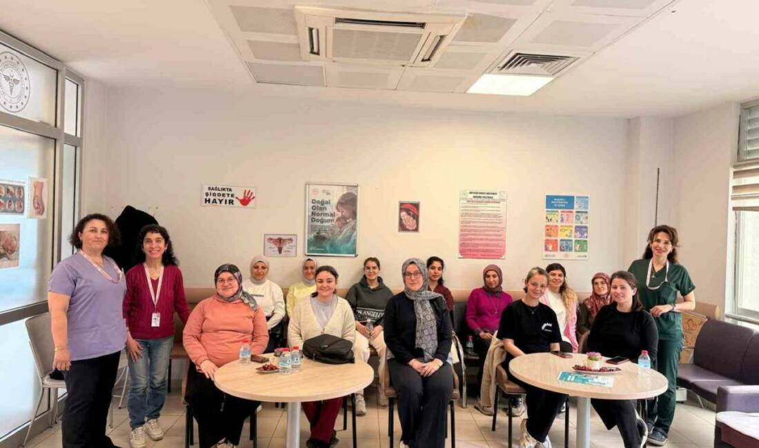 Muğla’nın Köyceğiz ilçesi Devlet Hastanesinde açılan Gebe Okulu bebek bekleyen