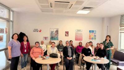 Muğla’nın Köyceğiz ilçesi Devlet Hastanesinde açılan Gebe Okulu bebek bekleyen