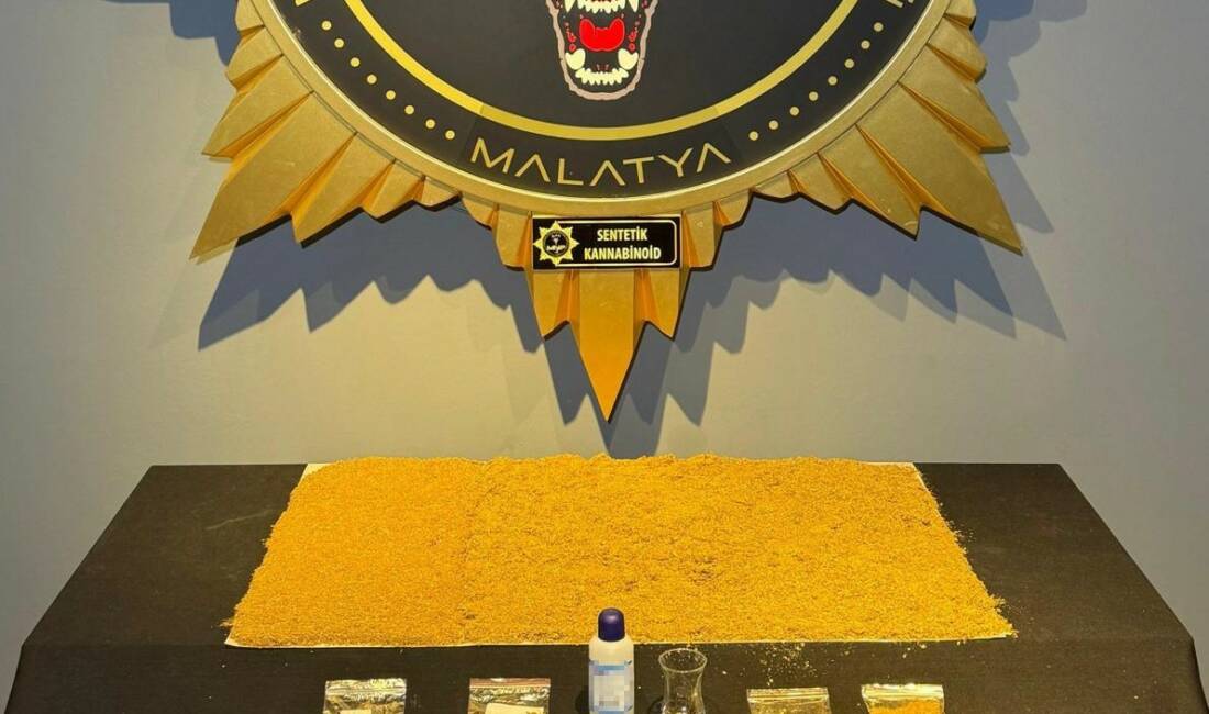 Malatya’da ‘torbacı’ olarak tabir edilen sokak satıcılarına yönelik düzenlenen uyuşturucu