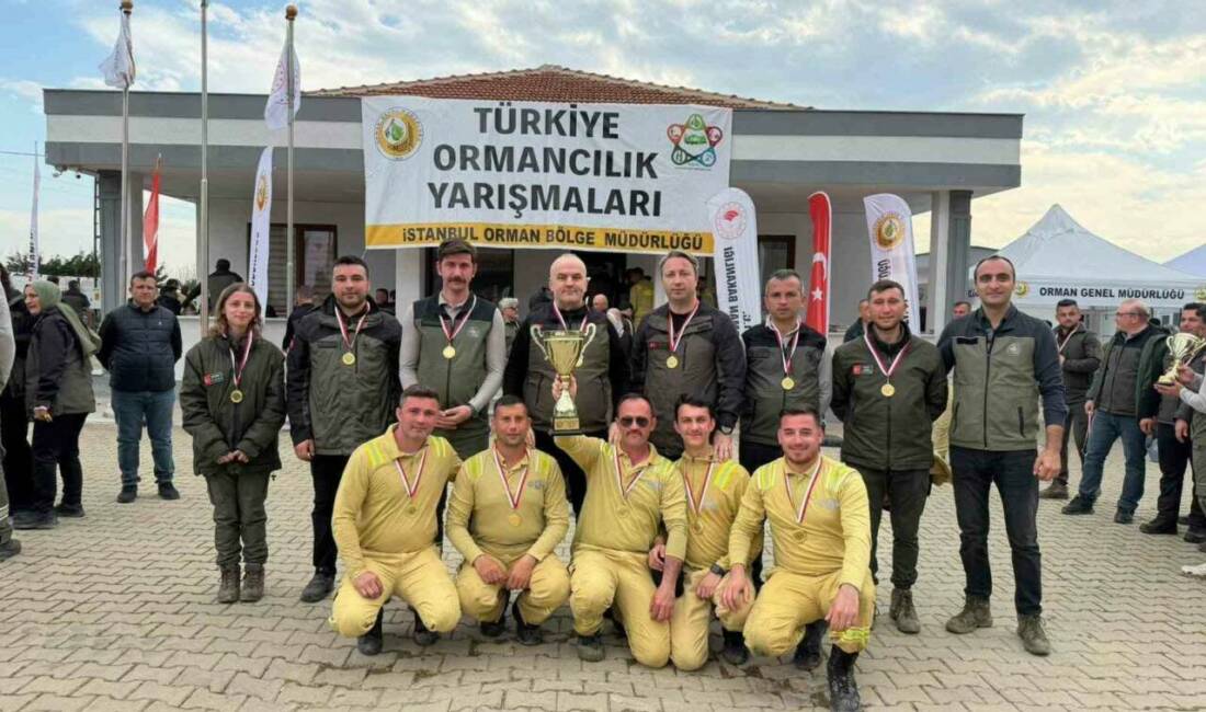 Türkiye Ormancılık Yarışmaları’nda Tekirdağ Orman İşletme Müdürlüğü ekipleri İstanbul birincisi