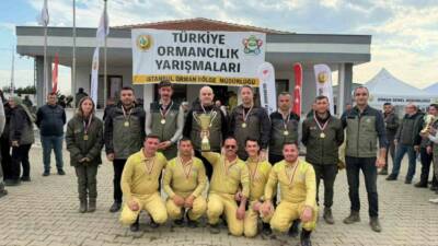 Türkiye Ormancılık Yarışmaları’nda Tekirdağ Orman İşletme Müdürlüğü ekipleri İstanbul birincisi