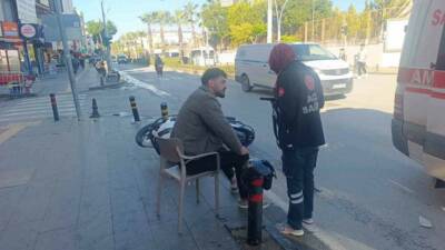 Antalya’nın Manavgat ilçesinde motosiklet ile otomobilin çarpışması sonucu motosiklet sürücüsü