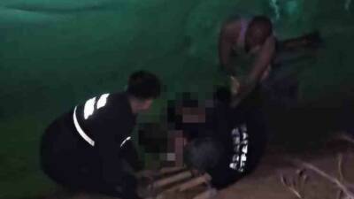 Adana’da kontrolden çıkan otomobil sulama kanalına düştü, araç sürücüsü hayatını