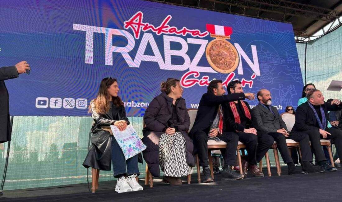 Ankara’da düzenlenen Trabzon Günleri etkinliği, ‘Taşacak Bu Deniz’ dizisinin oyuncularını