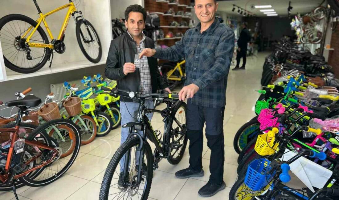 Van’da bahar mevsiminin etkisiyle bisiklete olan talep arttı. Vatandaşlar hem